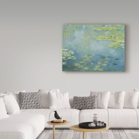 Trademark Fine Art Claude Monet 'Waterlilies' Canvas Art, 35x47 BL01925-C3547GG
